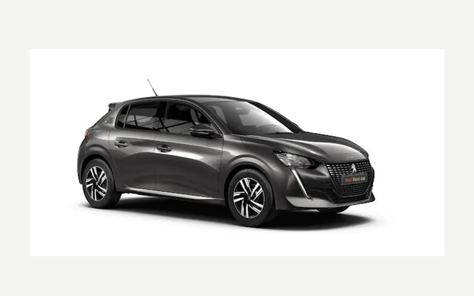Photo Peugeot 208 disponible à la location chez Med Rent Car